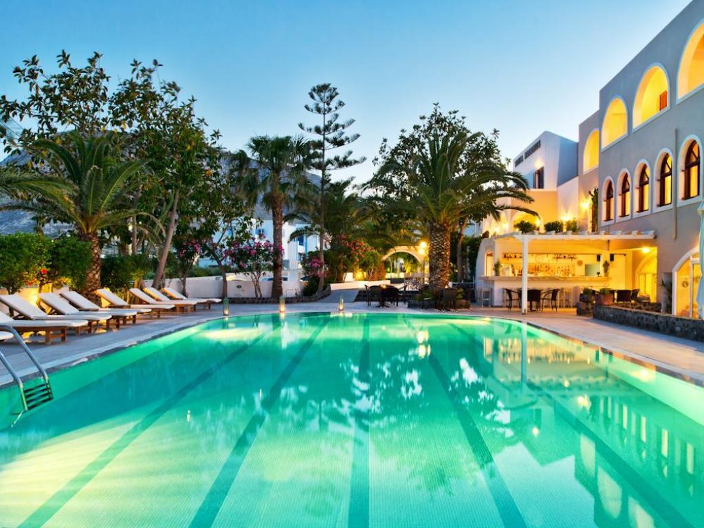 Makarios Hotel Kamári Esterno foto