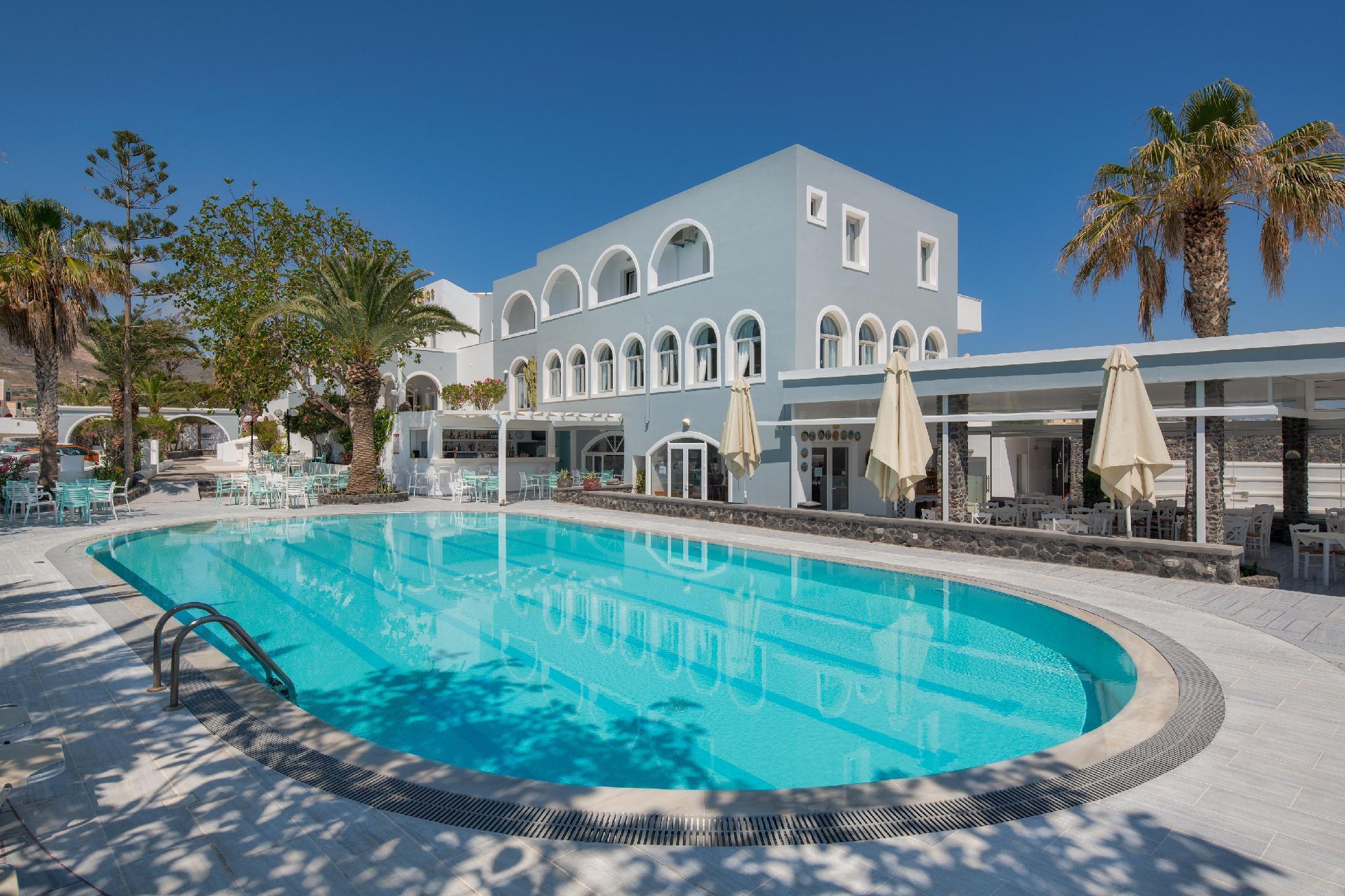 Makarios Hotel Kamári Esterno foto