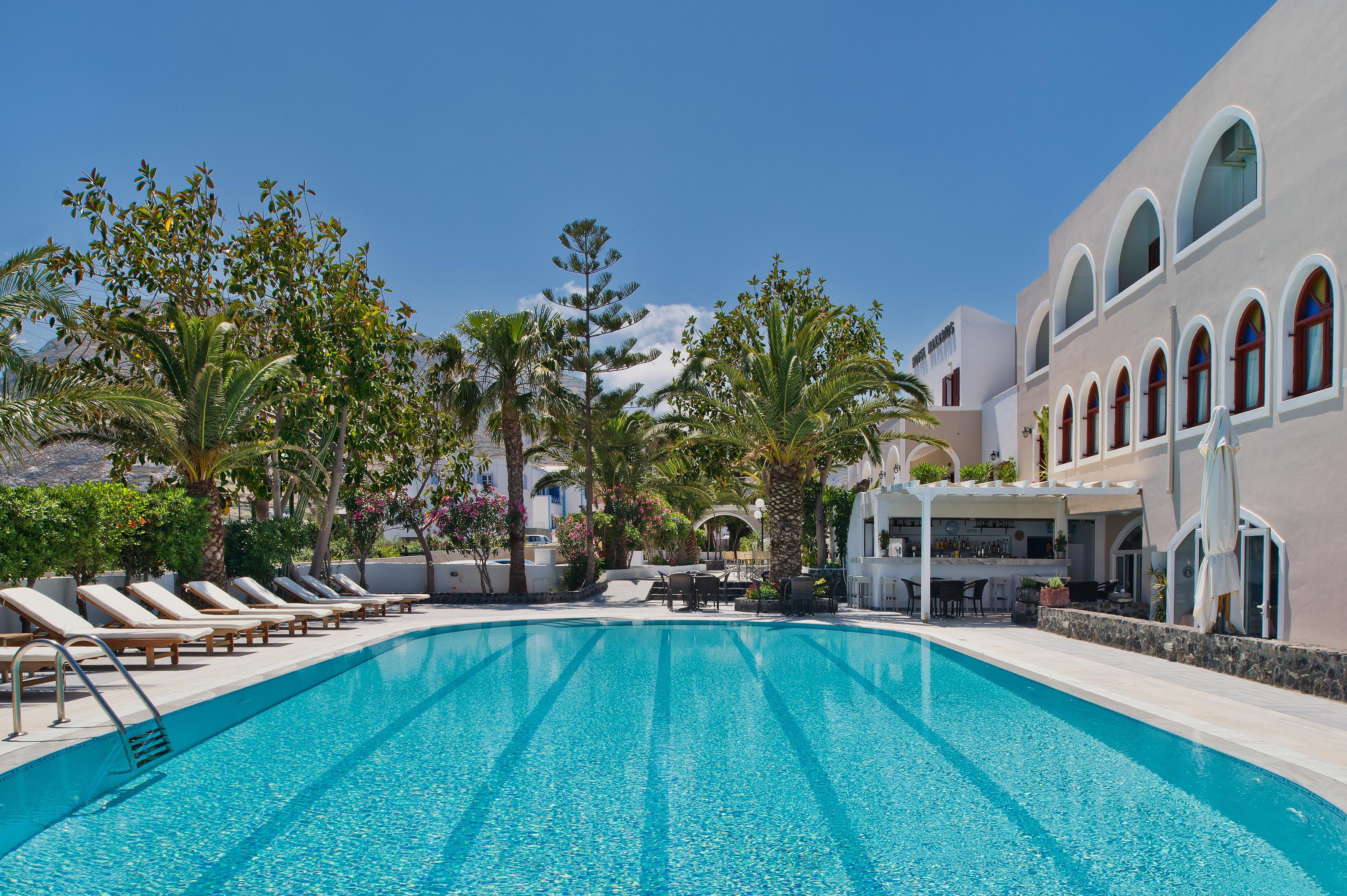 Makarios Hotel Kamári Esterno foto