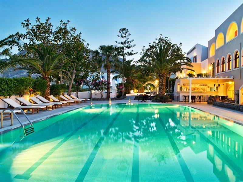 Makarios Hotel Kamári Esterno foto